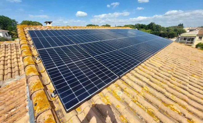 installation panneaux solaire sur tuiles romines, Jacou, SILICIUM MEDITERRANÉE